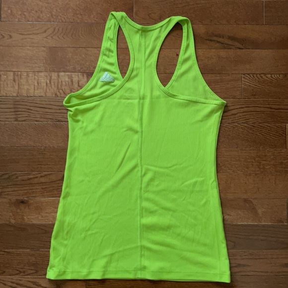 Neon Adidas Racerback Tank - Picture 2 of 2